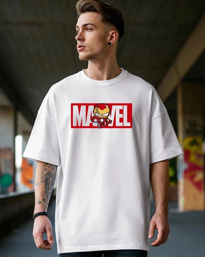 Marvel Iron Man Graphic T Shirt Men Women Loose Fit Short Sleeve Tees Superhero Comic Streetwear Casual Summer Trendy Y2k Tops