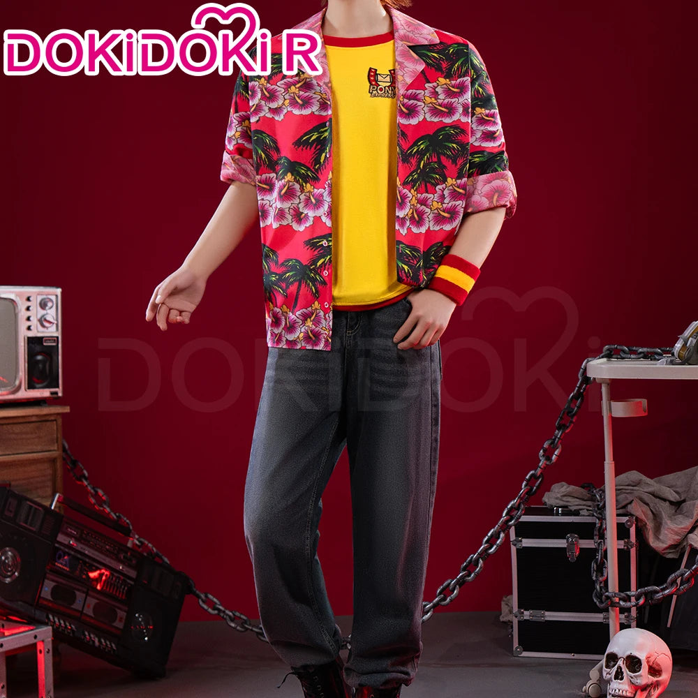 IN STOCK Anya Curly Daisuke Cosplay Costume Game Mouthwashing【XS-3XL】DokiDoki-R Uniform Halloween Anya Cosplay Wig Plus Size