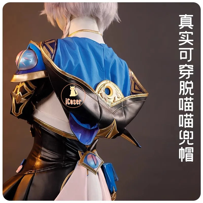 Honkai Star Rail Cipher Cosplay Costume Wig Dress Cifera Tail Amphoreus Luminous Props Halloween Party Women Girls Metal Props