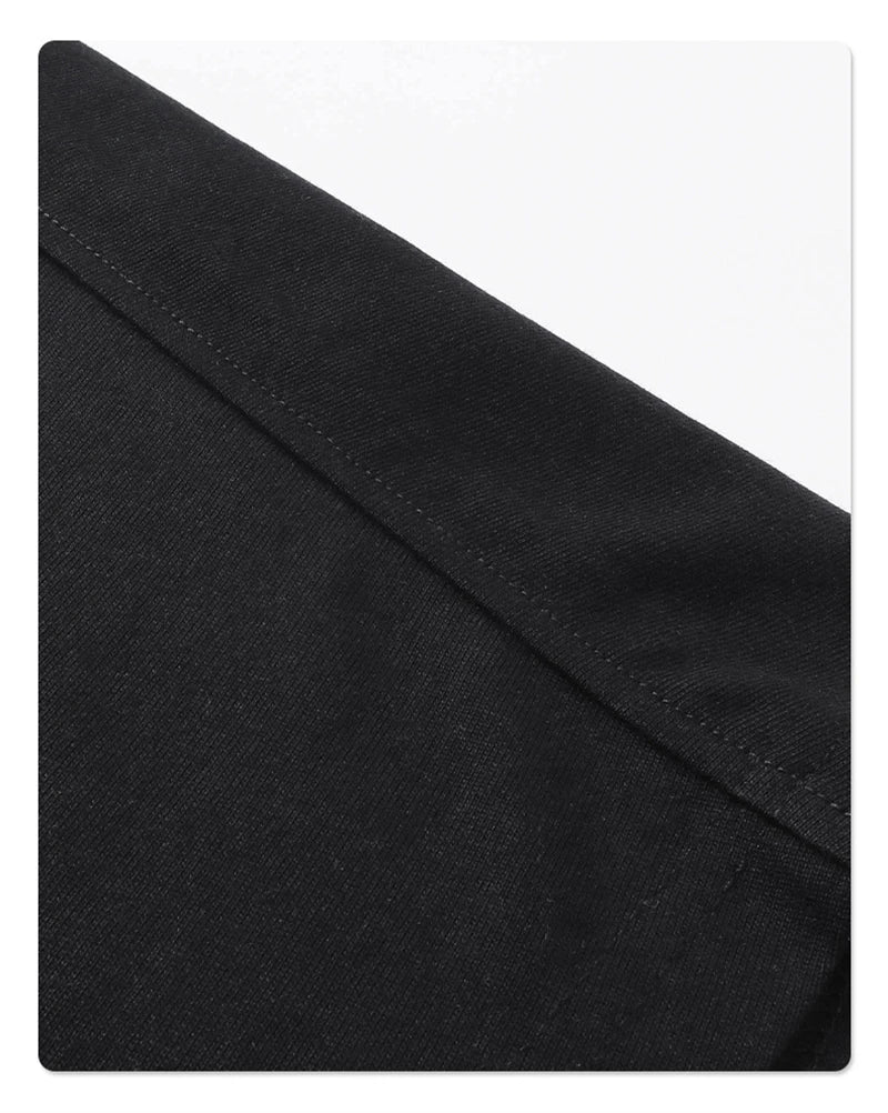 ZODF Trendy 2025 Summer Men’s 275gsm Cotton Seamless Oversized O-Neck Casual T-Shirt HY1030