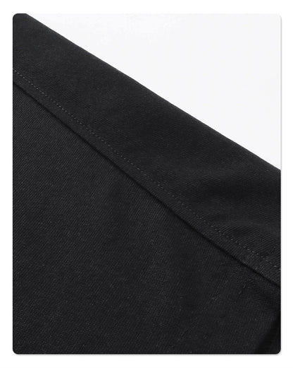 ZODF Trendy 2025 Summer Men’s 275gsm Cotton Seamless Oversized O-Neck Casual T-Shirt HY1030
