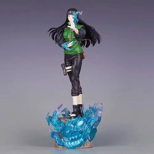 34cm Anime NARUTO Hyuga Hinata PVC Action Figure Statue Desktop Ornament Model Toy Gift