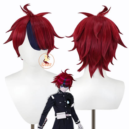 iCoser The Hundred Line Takumi Sumino Cosplay Costume Wig Battle Uniform Last Defense Academy Halloween Party Women Men Festival