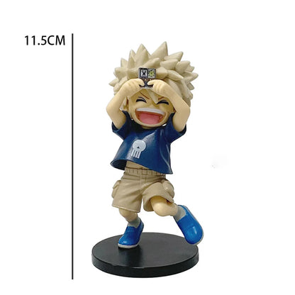 My Hero Academia Chibi PVC Figurines Tomura Shigaraki Izuku Midoriya Katsuki Bakugo Collectible Toy Model - no box F