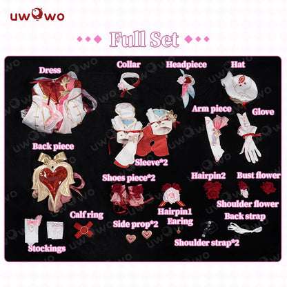 PRE SALE UWOWO Elysia Cosplay Game Honkai Impact 3: Elysia New Battlesuit "Hi♪ Love Elf" Cosplay Costume Halloween Costume