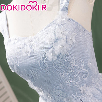 Midnight Bloom Hunter MC Cosplay Game Love and Deepspace DokiDoki-R Women Blue Dress Qinche Sylus Cosplay