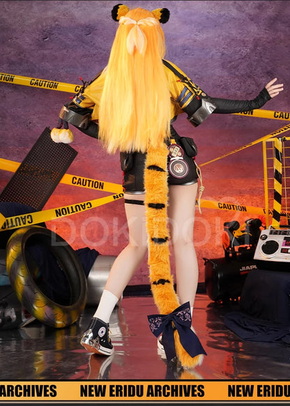 Seth Ellen Joe Hoshimi MiyabI Ju Fufu Von Lycaon Tail Ears Cosplay Props Game Zenless Zone Zero DokiDoki 125cm Tail Halloween