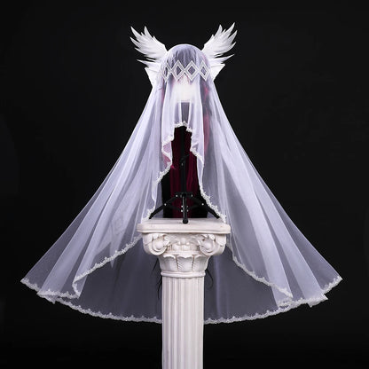 Genshin Impact Columbina Cosplay Costume Wig Dress FES 2026 Skin The Damselette Eleven Fatui Harbingers Halloween for Women Girl