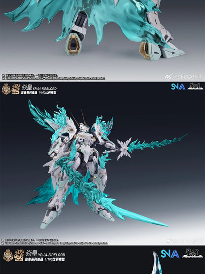 In Stock Original SNAA Firelord YR-04 MG 1/100 Fire Lord Toy Assembly Model Kit Particle Awakening Action Figures Plastic Model