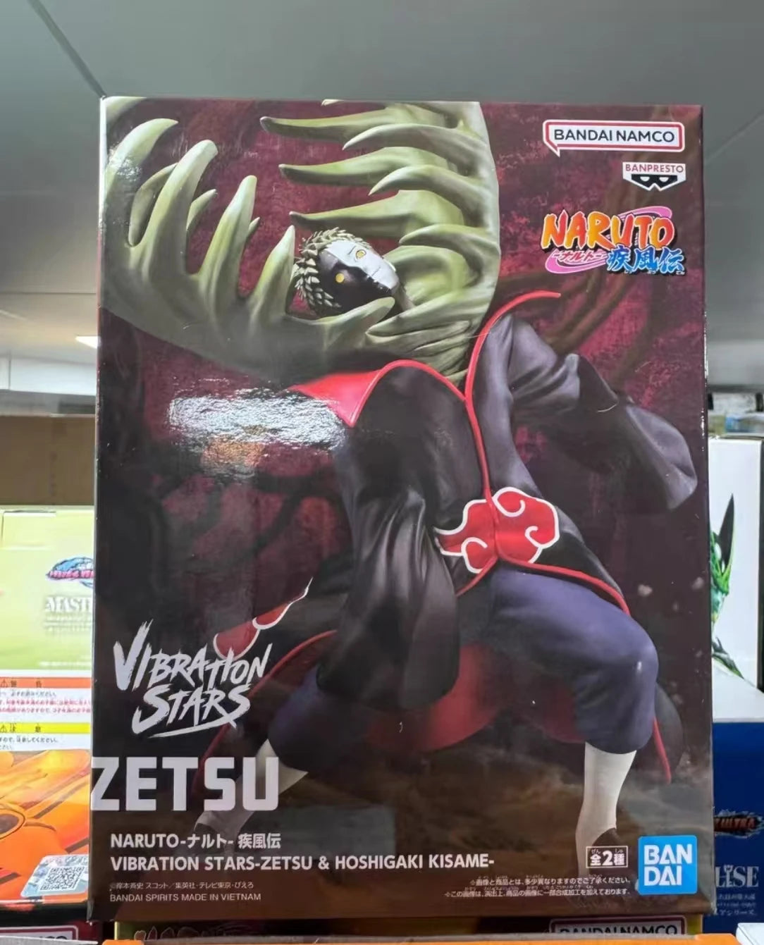 100%Original Bandai Banpresto Naruto Shippuden Vibration Stars Zetsu Uchiha Itachi Kakuzu Tobi Anime Action Figure Model Toys