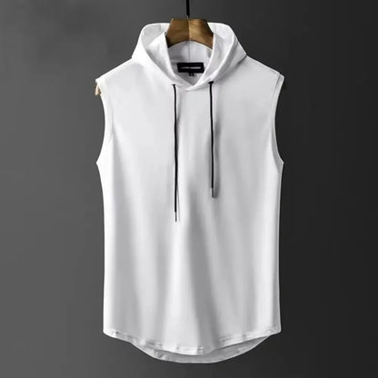 Dragon Ball Z Anime Graphic Print Men's Sleeveless Hoodie Streetwear Muscle Tank Top Summer Casual Hooded Gym Vest Fitness Wear