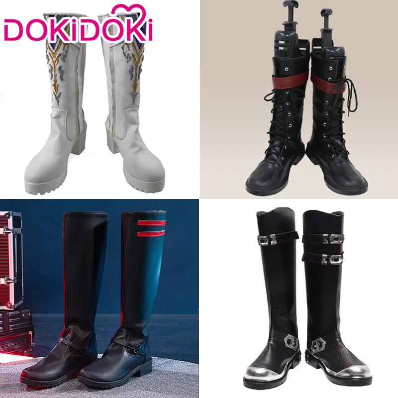 Heroine Xavier Lightseeker Rafayel AbyssWalker Caleb Shoes Game Love and Deepspace Cosplay DokiDoki Long Boots