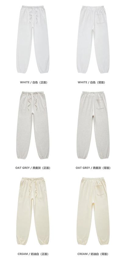 ZODF New Men Heavy Weight 440gsm Solid Sweatpants Unisex Loose Basic Casual Comfortable Sport Pants Joggers Streetwears HY0628