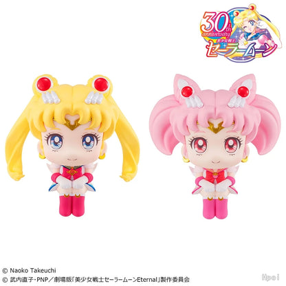 Q Version Sailor Moon Anime Figure Kawaii Sailor Mars Jupiter Mercury Venus Action Figure PVC Collection Model Doll Toy for Kids