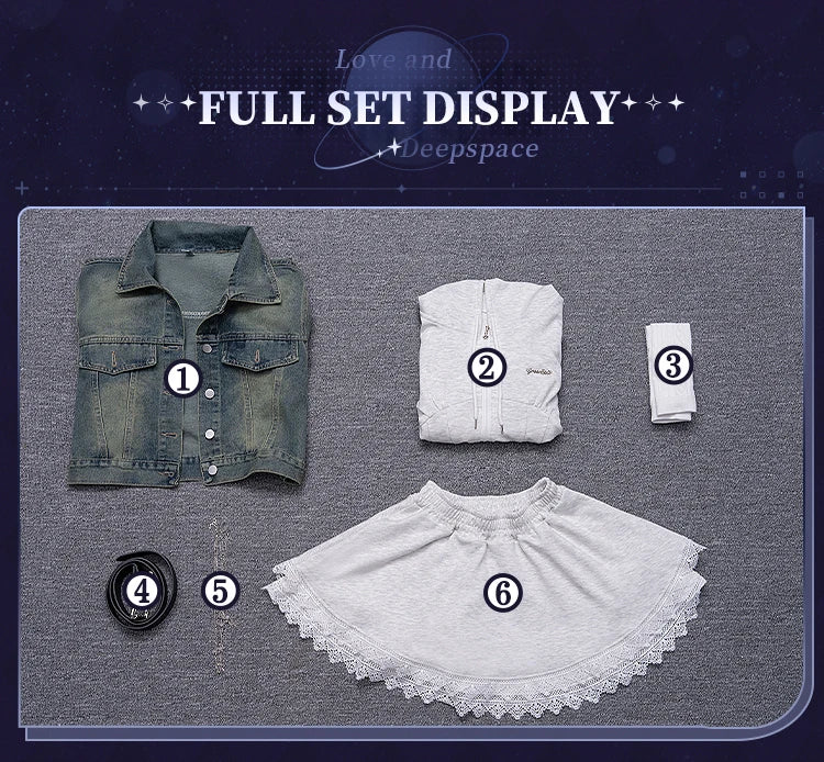 Heroine Cosplay Costume Game Love and Deepspace【S-2XL】DokiDoki-R Women Cute Sylus Cosplay Plus Size Shoes