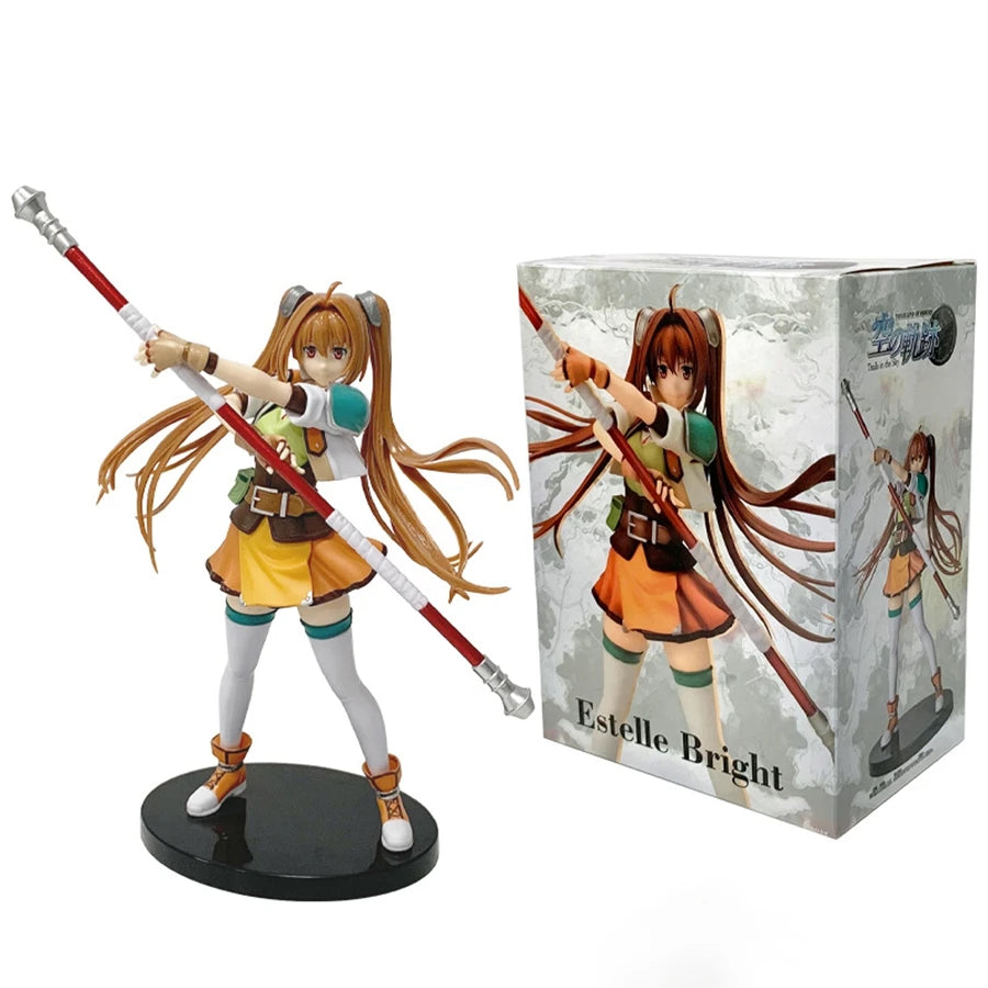 21cm Eiyuu Densetsu: Sora no Kiseki SC Anime Figure Estelle Bright Action Figure Joshua Bright Figurine PVC Collection Model Toy