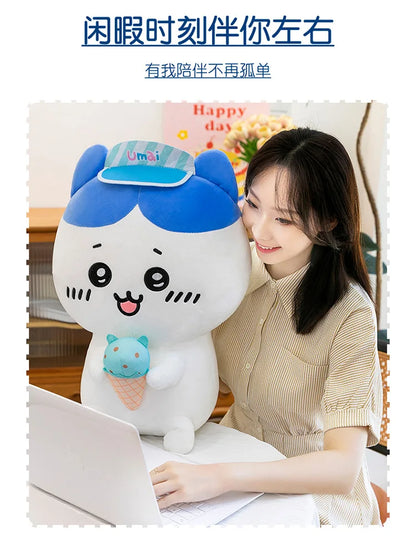 45/55/65cm Big Size Chiiwanime Plush Stuffed Doll Kawaii Room Decoration Hachiware Plushies Pillow Ornaments Holiday Gifts