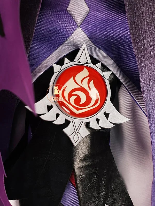 Genshin Impact Durin Cosplay Costume Wig Uniform Headwear Game Role Play Outfit Halloween Christmas Party for Women Men Girls