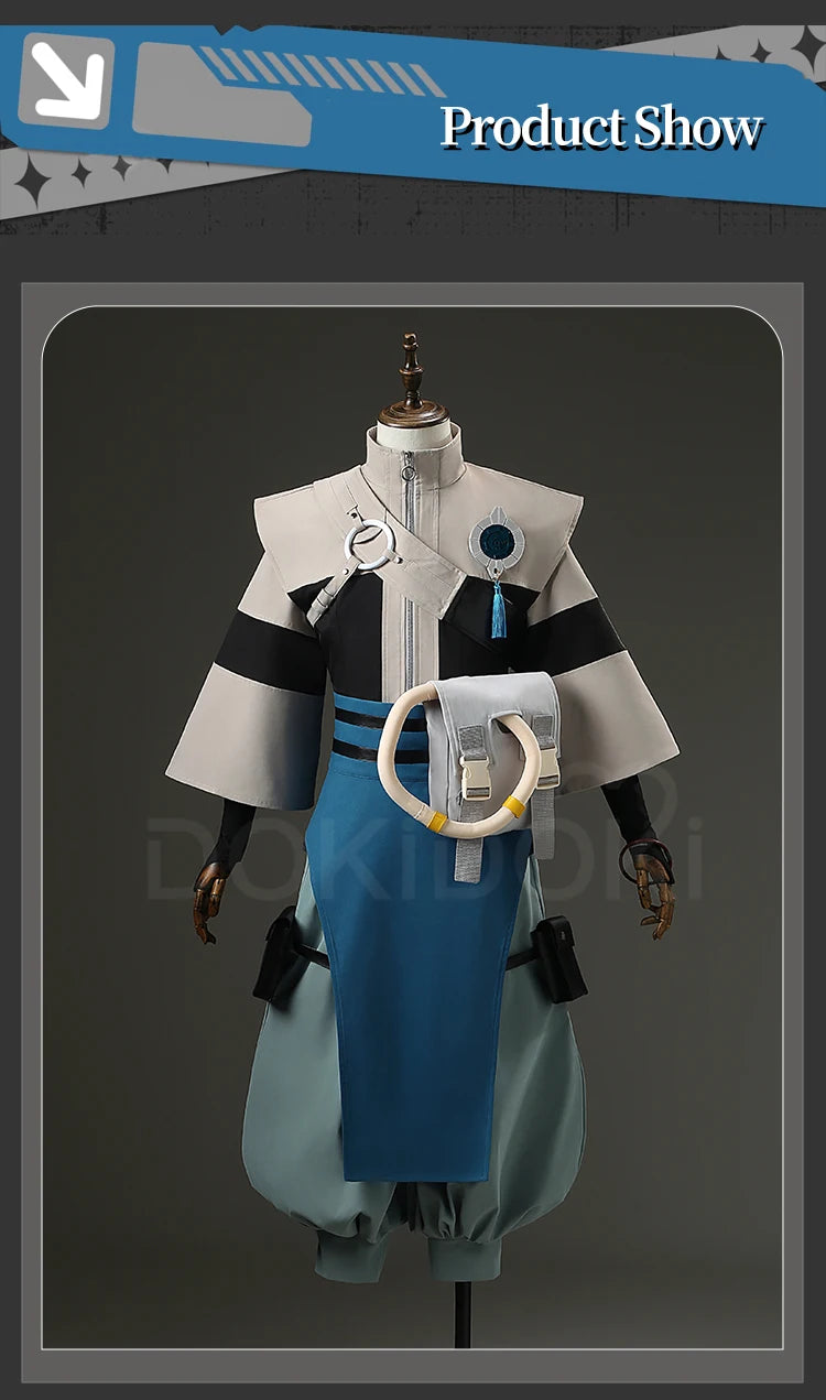 IN STOCK Zanka Cosplay Costume Anime Gachiakuta【XS-3XL】DokiDoki-R Zanka Nijiku Wig Suit Men Cosplay Plus Size