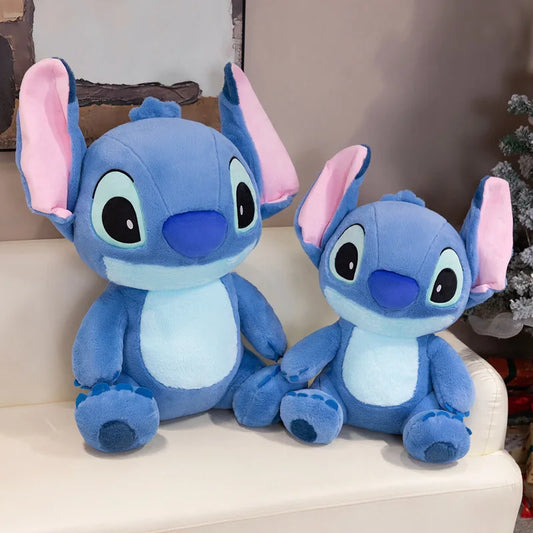 Big Size Stitch Plushies Stuffed Anime Lilo&Stitch Plush Toy Soft Fluffy Huggable Doll Throw Pillow Birthday Gifts Girl