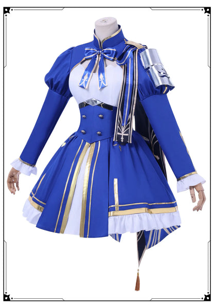 Honkai Star Rail Fate Saber Cosplay Costume Wig Dress Headwear Uniform Stocking Halloween Party for Women Girls Carnival iCoser