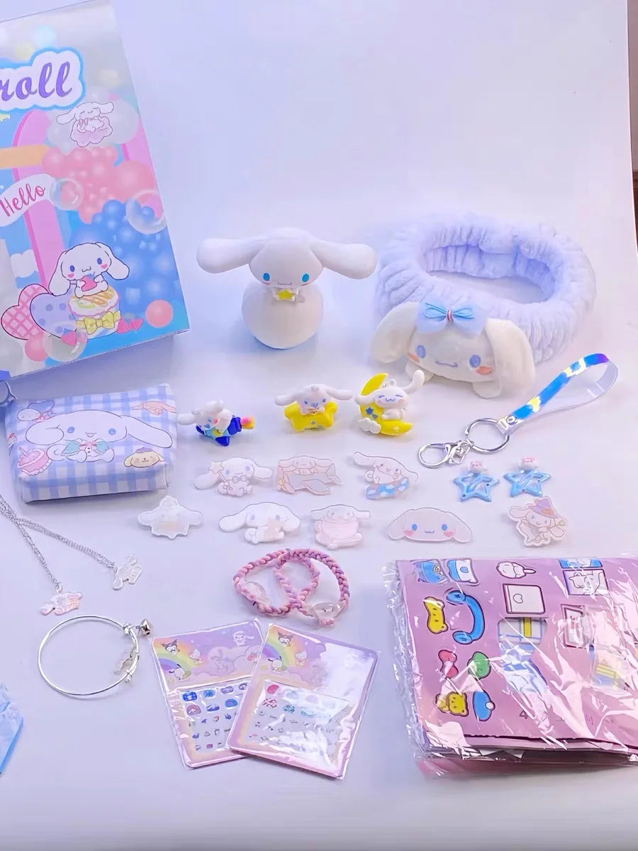 New Sanrio Hellokitty Kuromi Anime Christmas Calendar Advent Blind Boxs Halloween Countdown Diy Handmade Toys Gift For Kids Toys