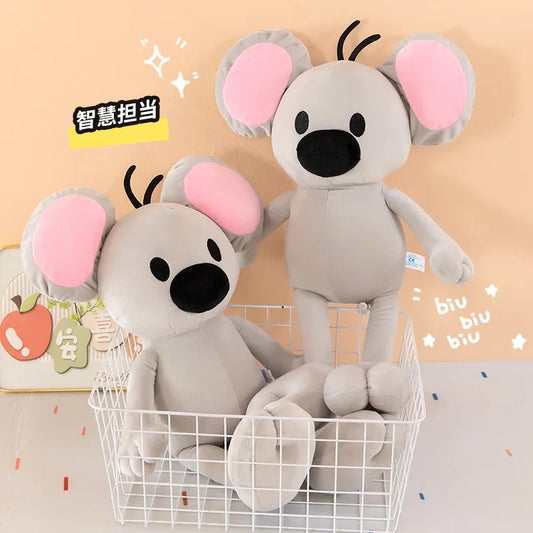 Cute Garfield Xiao Zhi Plush Toy Lovely Squeaky Mouse Stuffed Animal Cartoon Keychain Gift for Kids Birthday Xmas Present Soft