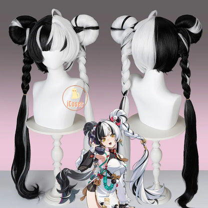 Zenless Zone Zero Dialyn Cosplay Costume Wig Uniform Earrings Headwear Krampus Compliance Authority Halloween Party for Women