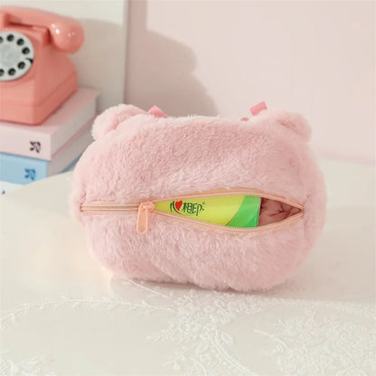 Japanese Style Plush My Melody Kuromi Tissue Box Durable Home Car Hotel Sofa Paper Tissue Holder Napkin Case Pouch Girl's Gift