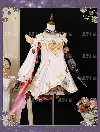 iCoser Honkai Star Rail Tribbie Cosplay Costume Wig Dress Uniform Headwear Wings Halloween Party for Women Girls Props Carnival