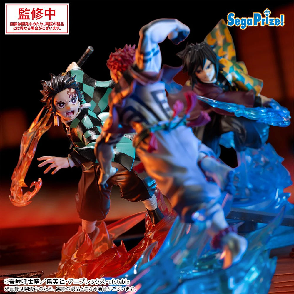 Bandai Demon Slayer Kamado Tanjirou Tomioka Giyuu Akaza PVC Model
