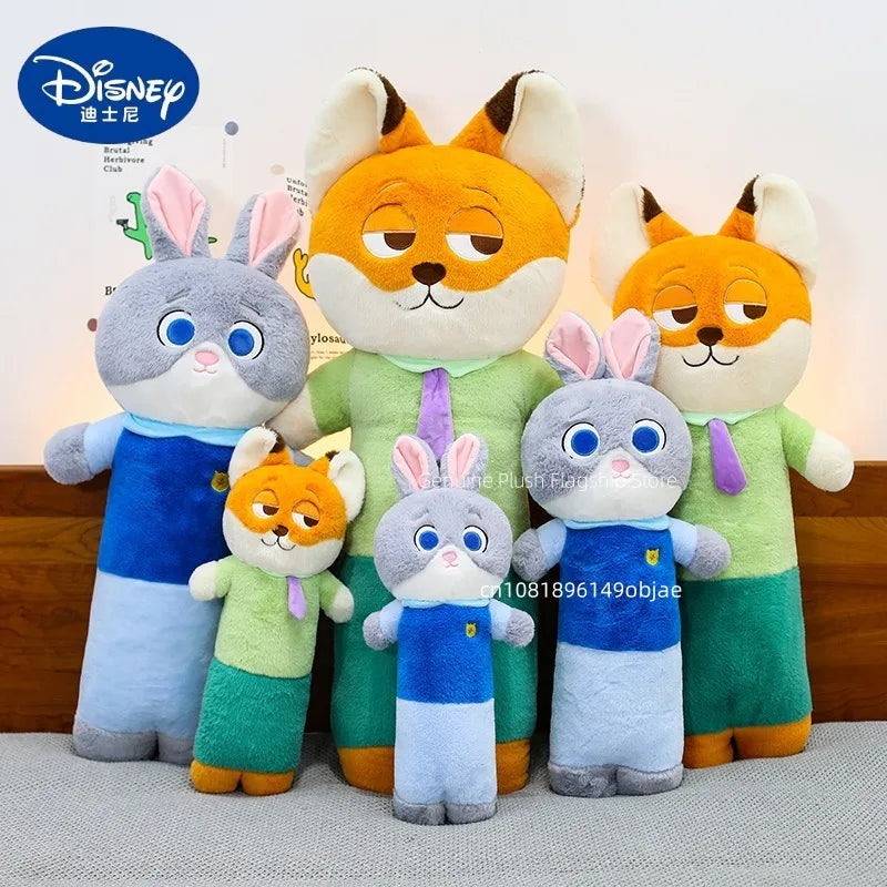 70/90/110cm Big Size Zoo Tropolis Nick Wilde Judith Laverne Hopps Disney Anime Plush Stuffed Doll Pillow Plushies Ornaments Gift