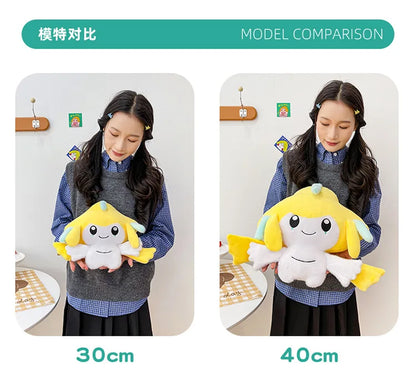 30-75CM Big Size Pokémon Jirachi Plushies Cartoon Anime Peluche Comfortable Soft Doll Kawaii Ornament Children's Toy Gifts