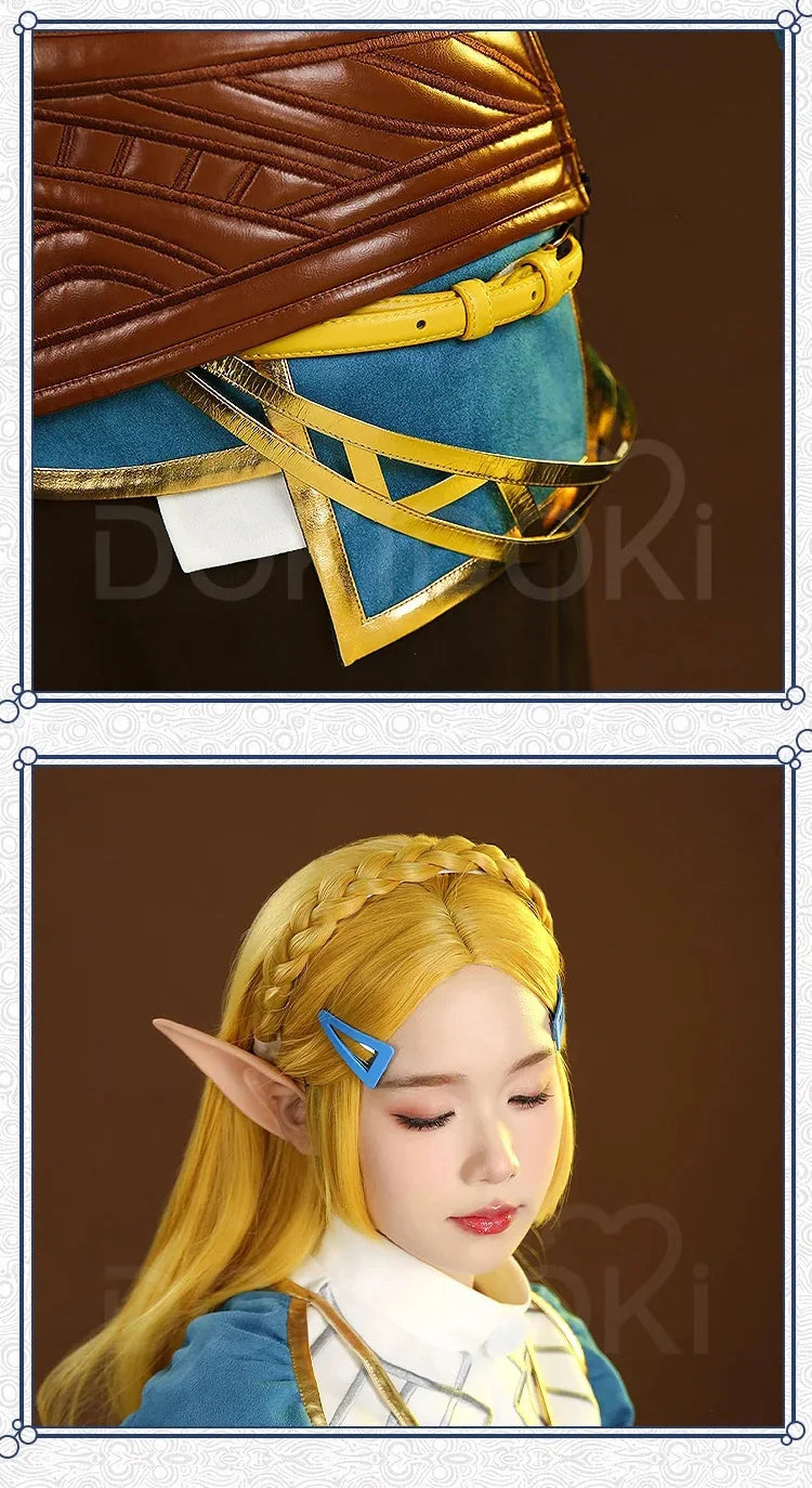 IN STOCK Princess Cosplay Game Costume【S-3XL】DokiDoki-R Cloak Linkk Cosplay Plus Size