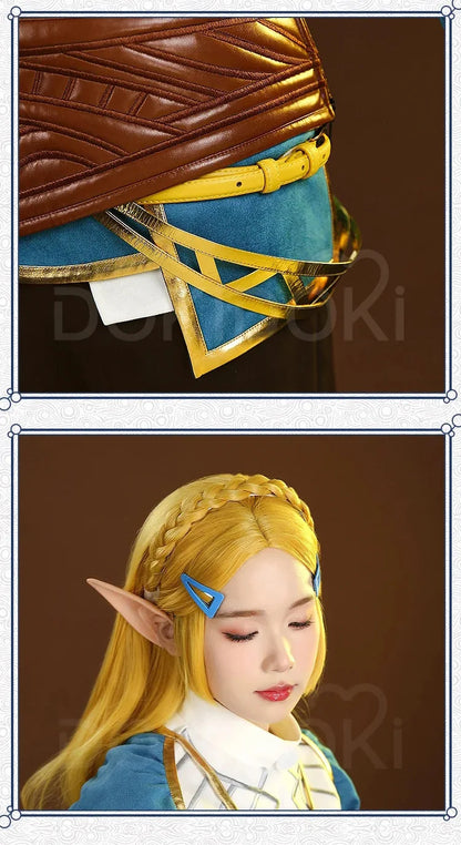 IN STOCK Princess Cosplay Game Costume【S-3XL】DokiDoki-R Cloak Linkk Cosplay Plus Size