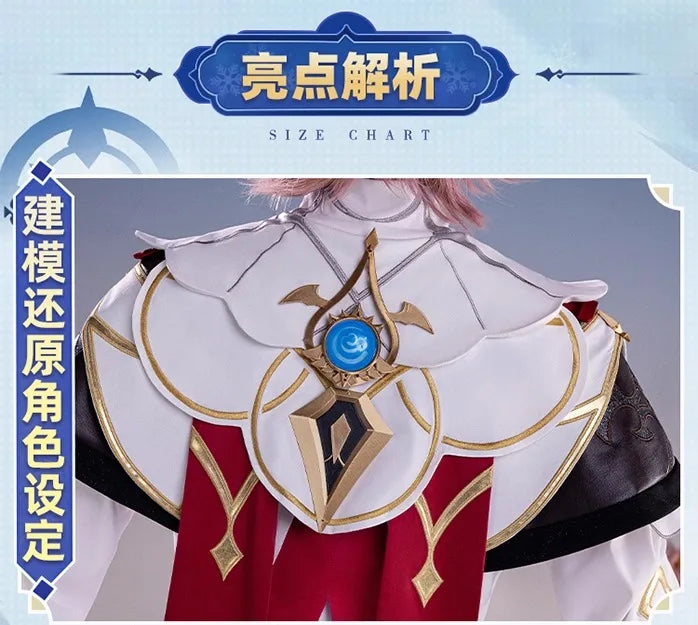 iCoser Genshin Impact Dahlia Cosplay Costume Wig New Skins Uniform Hat Festival Halloween Party for Women Men Carnival Outfit