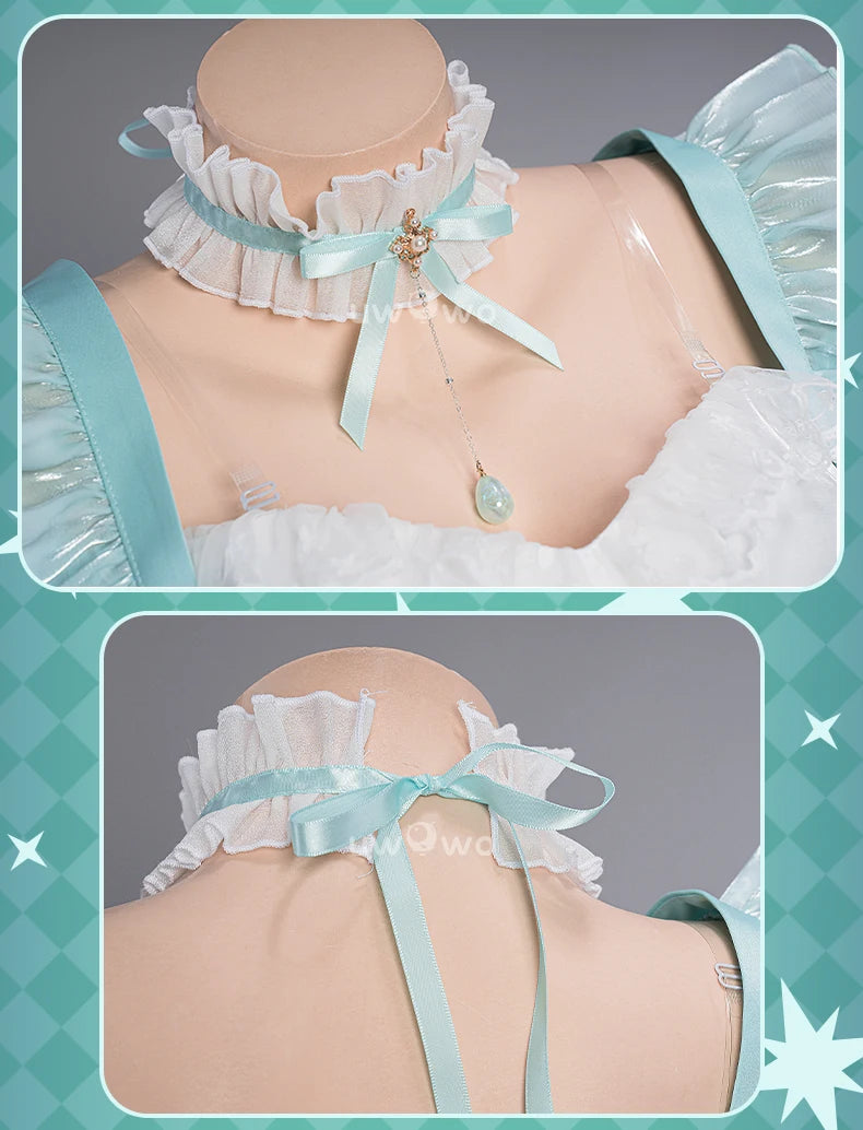 LAST BATCH UWOWO Mikku Cosplay Costume Rakutenn Collabb Happy 16th Anniversary Birthday Cosplay Women Costume Dress Outfits