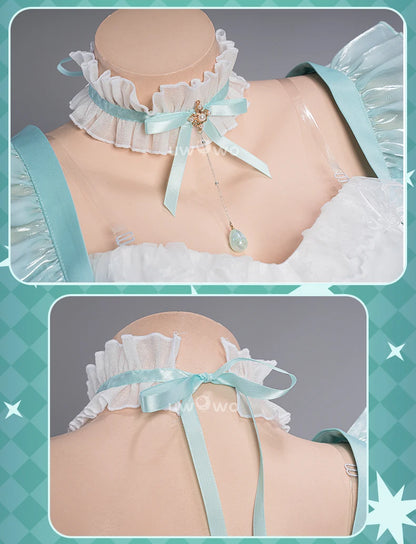 LAST BATCH UWOWO Mikku Cosplay Costume Rakutenn Collabb Happy 16th Anniversary Birthday Cosplay Women Costume Dress Outfits