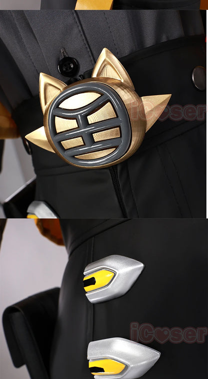 Zenless Zone Zero Ju Fufu Cosplay Costume Wig Uniform Jacket Shorts Pendant Yunkui Summit Halloween Party Women Girls Carnival