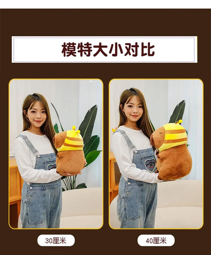 50cm Capybara Plush Simulation Capibara Anime Fluffty Toy Cute Doll Stuffed Animals Soft Doll Plush  Children's Birthday Gifts