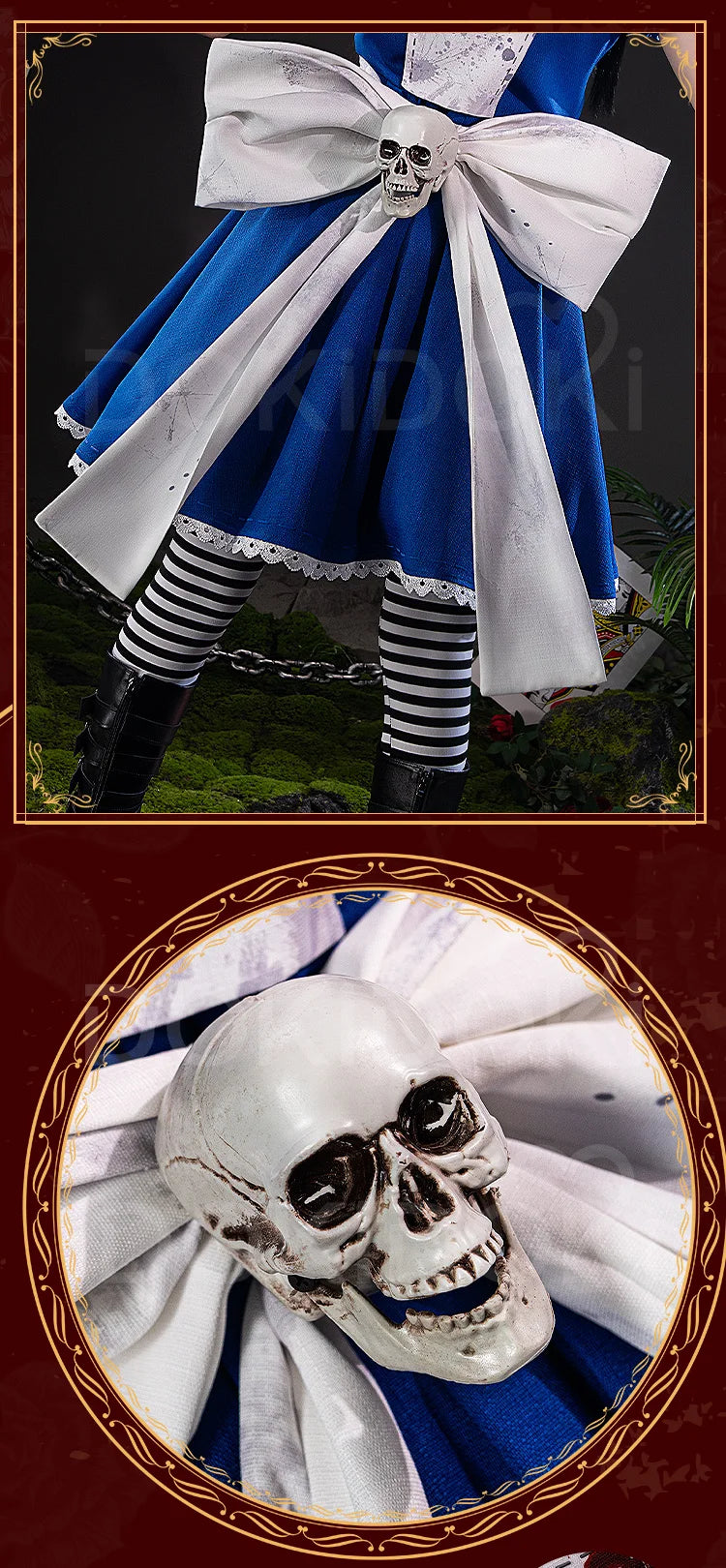 IN STOCK Alice Cosplay Costume Game Alice Madness Returns【S-3XL】DokiDoki-SR Women Halloween Dress Plus Size