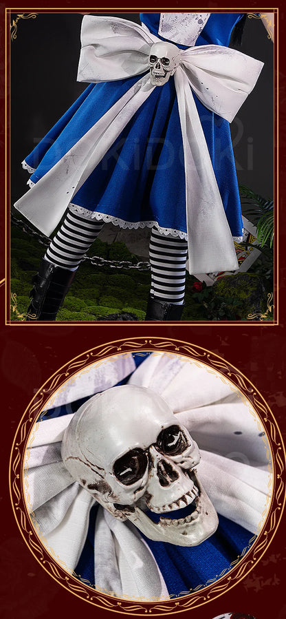 IN STOCK Alice Cosplay Costume Game Alice Madness Returns【S-3XL】DokiDoki-SR Women Halloween Dress Plus Size