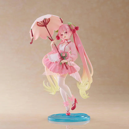 Bandai Hatsune Miku Sakura Dress Ver. 21CM PVC Model