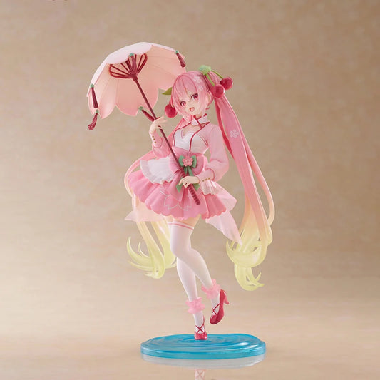 Bandai Hatsune Miku Sakura Dress Ver. 21CM PVC Model