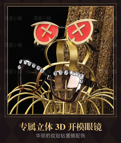 Identity V Prospector Cosplay Costume Wig Norton Campbell Uniform Hat Glasses Gambler in The Spotlight Halloween Women Men Props