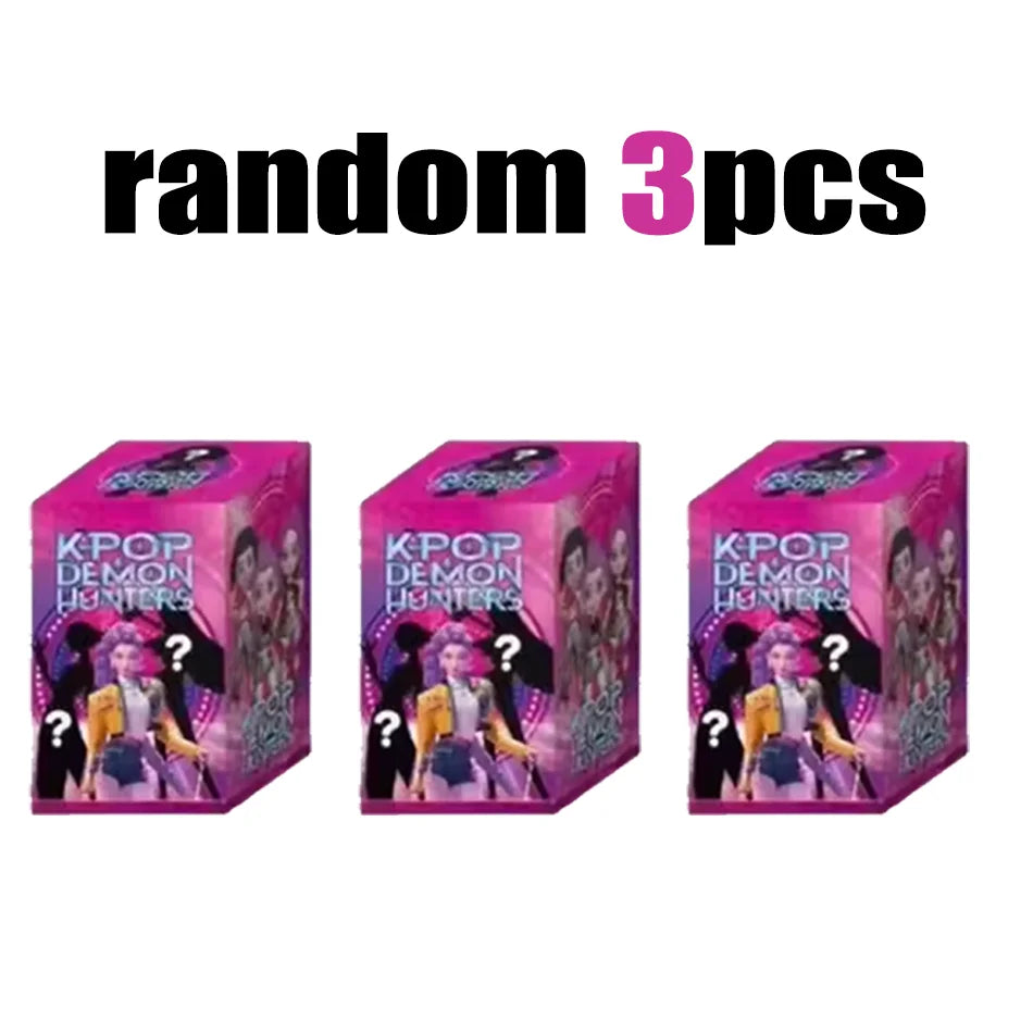 2026 New K-Pop Arrival Trendy Toy Blind Box - Witch Hunter Team 6pcs, Cute Anime Merchandise, PVC Model, Fan Idol Collectible