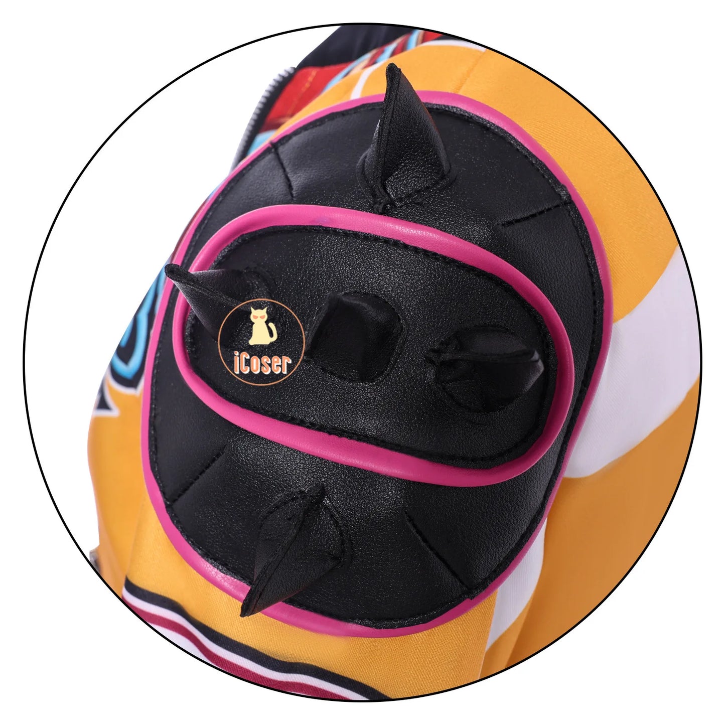 Anime Movie KPop Demon Hunters Rumi Cosplay Costume Yellow Jacket Huntrix Uniform Earrings Halloween Party for Women Girls Props