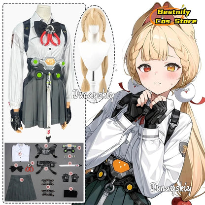 Anime Game Alice Thymefield Cosplay Costume Set S-XL Polyester - C1W1 / M / China Mainland