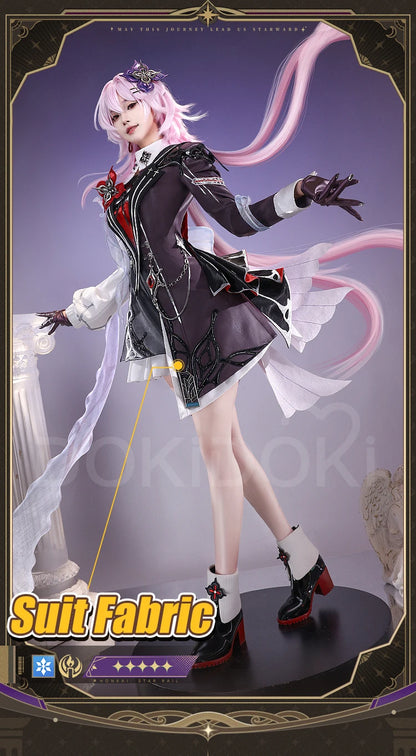 IN STOCK Evernight Cosplay Costume Game Honkai: Star Rail【S-2XL】DokiDoki-SR HSR March 7th SP Halloween Plus Size