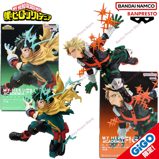 Bandai Banpresto My Hero Academia Izuku Midoriya Katsuki Bakugo 9-13cm PVC Model